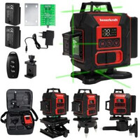 Multistore Επίπεδο laser επιπέδου πράσινο σταυροειδές laser 360° 4D 16 γραμμών H-047