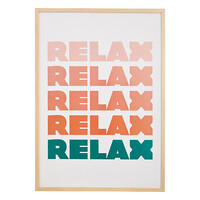 Atmosphera Πίνακας Poster Frame Relax DARIUS 50x70 εκ. – Συλλογή Modern Flow 206434B
