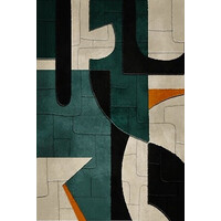 Atmosphera Πίνακας Kelton με κορνίζα 58 x 78 cm – Πράσινο 212940