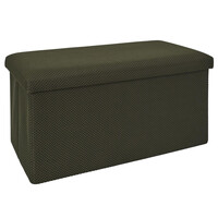 Home Deco Factory Πτυσσόμενος Αποθηκευτικός Κύβος ATOME Kaki 77 x 38 x 38 HD0470