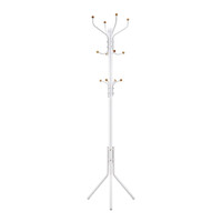 Μεταλλικός Καλόγερος 44 x 182 cm Χρώματος Λευκό Songmics RCR19W