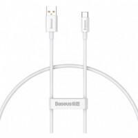 Baseus Cable USB do USB-C Superior 100W 0.25m (white) (P10320102214-00) (BASP10320102214-00)