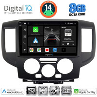 DIGITAL IQ BXK 20458BL_CPAA (9inc) MULTIMEDIA TABLET for NISSAN NV 200 mod. 2009> (BLACK)