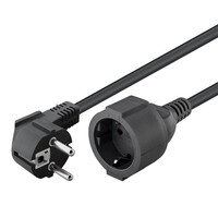 GOOBAY μπαλαντέζα προέκταση ρεύματος 93094, schuko, 3x 1.5mm², 5m, μαύρη