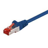 GOOBAY καλώδιο δικτύου 92452, CAT 6 S/FTP, copper, 250MHz, 0.15m, μπλε