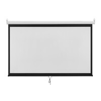 BRATECK οθόνη προβολής projector τοίχου/οροφής ESBA100, 221x124cm, 16:9/100", πτυσσόμενη