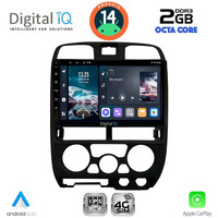 DIGITAL IQ RTG 4253BL_CPA (9inc) MULTIMEDIA TABLET for ISUZU D-MAX mod. 2002-2008 (BLACK)