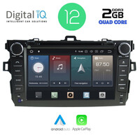 DIGITAL IQ X411_GPS (8'' DVD) MULTIMEDIA  OEM  TOYOTA COROLLA 4D mod. 2007-2012