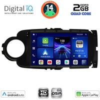 DIGITAL IQ BXC 3737BL_CPAA (9inc) MULTIMEDIA TABLET for TOYOTA YARIS mod. 2011-2015 (BLACK)