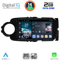 DIGITAL IQ RTG 4737BL_CPA (9inc) MULTIMEDIA TABLET for TOYOTA YARIS mod. 2011-2015 (BLACK)