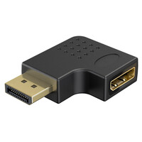 GOOBAY αντάπτορας DisplayPort 77132, 8K/144Hz, γωνιακός, μαύρος