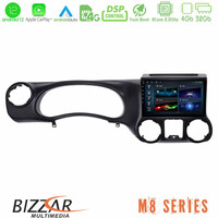 Bizzar m8 Series Jeep Wrangler 2011-2014 8core Android12 4+32gb Navigation Multimedia Tablet 9&quot; u-m8-Jp0787