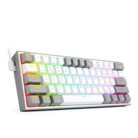 Gaming πληκτρολόγιο - Redragon K616-RGB Fizz Pro (Grey/White)