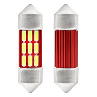 01631/AM . ΛΑΜΠΑΚΙΑ ΠΛΑΦΟΝΙΕΡΑΣ 31mm 12V 5.600K 12xSMD 4014 LED CAN-BUS  AMIO - 2 ΤΕΜ.