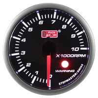 Auto Gauge  ΣΤΡΟΦΟΜΕΤΡΟ ΜΑΥΡO A.G.