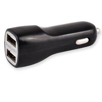 OEM  ΦΟΡΤΙΣΤΗΣ ΑΥΤΟΚΙΝΗΤΟΥ 2 USB 1000/2100mA - ΜΑΥΡΟ