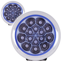 MyCarr  ΠΡΟΒΟΛΑΚΙΑ 15 LED ΜΠΛΕ ΣΤΡΟΓΓΥΛΑ 12V