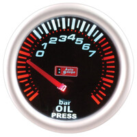 Auto Gauge  ΠΙΕΣΗ ΛΑΔΙΟΥ ΜΑΥΡΟ A.G.