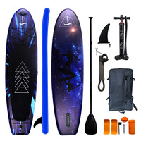 OEM  ΦΟΥΣΚΩΤΟ SUP FULL PRINT ΜΕ ΜΗΚΟΣ 3,40m - ΜΠΛΕ