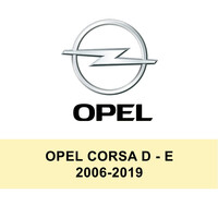 Perflex  ΣΚΑΦΑΚΙΑ ΠΑΤΑΚΙΑ ΕΙΔΙΚΑ ΣΕΤ ΜΑΥΡΑ 4 ΤΜΧ - O.CORSA D-E 06-19