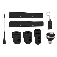 Autoline  ΠΕΝΤΑΛ-TUNNING KIT 5 ΤΕΜ. - ΜΑΥΡΟ