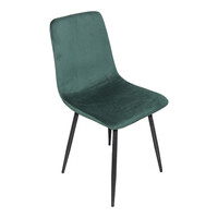 Τραπεζαρία Balou-Grato pakoworld σετ 5τεμ μαύρο-κυπαρισσί Φ100x73εκ