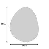 Καθρέπτης Hahoe Inart 60x1x72.5εκ