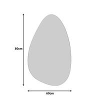 Καθρέπτης Spegio Inart 50x1x80εκ