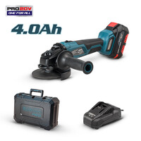 BORMANN Pro   BBP5130   ΓΩΝΙΑΚΟΣ ΤΡΟΧΟΣ BRUSHLESS 20V 125ΜΜ & ΜΠΑΤΑΡΙΑ 4Ah