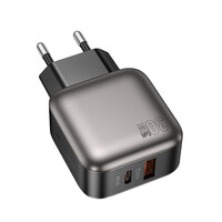 LAMTECH DUAL PORT GaN CHARGER PD30W GREY