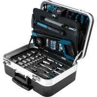 BORMANN Pro   BHT5210   ΕΡΓΑΛΕΙΑ ΣΕΤ 132ΤΜΧ CR-V ΣΕ ΤΡΟΧΗΛΑΤΗ ΒΑΛΙΤΣΑ ABS