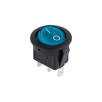 DM-0002C . Διακόπτης ON-OFF με λαμπάκι 6.5A 250V/125V 13A  μπλε