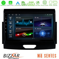 Bizzar m8 Series Ford Ranger 2017-2022 8core Android12 4+32gb Navigation Multimedia Tablet 9″ u-m8-Fd0496