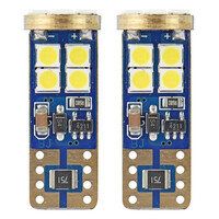 01636/AM . T10 12V W2,1x9,5d ΛΕΥΚΟ 5.600K 12SMDx2835​ AMIO - 2 ΤΕΜ.
