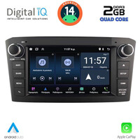 DIGITAL IQ MSD 025BL_CPA (7” DECK) MULTIMEDIA SYSTEM for TOYOTA AVENSIS (T25) mod. 2003-2009 (BLACK)