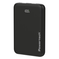 POWERTECH power bank PT-1502 με οθόνη, 10000mAh, 22.5W, μαύρο