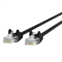 NETWORK CABLE, CAT5E, STP, RJ45M/M ,2M ,BLK ,PATCH ,SNAGLESS