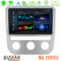 Bizzar m8 Series vw Scirocco 2008-2014 8core Android12 4+32gb Navigation Multimedia Tablet 9 u-m8-Vw0084