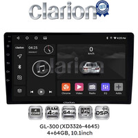 GL-300 (XD3326-4645) 4+64GB, 10.1 inch Οθόνη universal Tablet style Multimedia Αυτοκινήτου (CarPlay/AndroidAuto/BT/GPS/WIFI/GPRS) electriclife