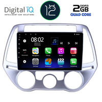 DIGITAL IQ RTB 2227_GPS A/C (9inc) MULTIMEDIA TABLET OEM HUYNDAI i20 mod. 2008-2012