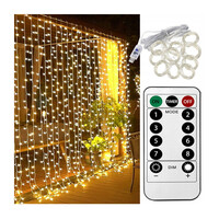 Κουρτίνα 3 x 3 m με 300 Λαμπάκια LED Θερμό Λευκό 5V SPM 5908222224257