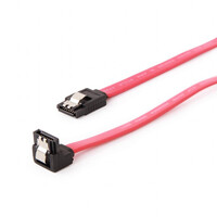 Cablexpert Cc-SATAm-data90-0.3m SATA Data Iii (6gb/s) Drive Cable 30cm Metal Latches Angled Black (CC-SATAM-DATA90-0.3M) (GEMCC-SATAM-DATA90-0.3M)
