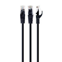 Cablexpert U/UTP Cat.6 Καλώδιο Δικτύου Ethernet 0.25m Μαύρο (PP6U-0.25M/BK) (GEMPP6U-0.25M-BK)