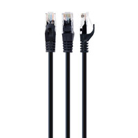 Cablexpert U/UTP Cat.6 Καλώδιο Δικτύου Ethernet 1m (PP6U-1M/BK) (GEMPP6U-1M-BK)