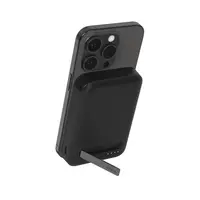 8K Qi2 15W, MAGNETIC WIRELESS POWER BANK + KICK STAND, BLACK