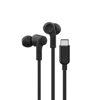 USB-C® Wired Earbuds with Adjustable Volume Limiter, Black