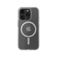 SheerForce Magnetic Anti-Microbial Protective Case for iPhone 15 Pro - clear