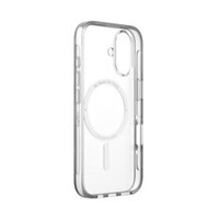 SheerForce Magnetic Anti-Microbial Protective Case for iPhone 16 - clear