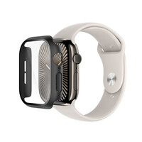 ScreenForce TemperedCurve 2 in 1 360 Anti-Microbial Series 10 - Black - 46mm