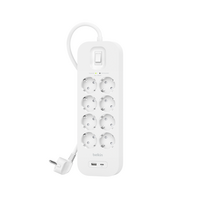 SURGE 8 sockets 900J, 18W, USB A + C